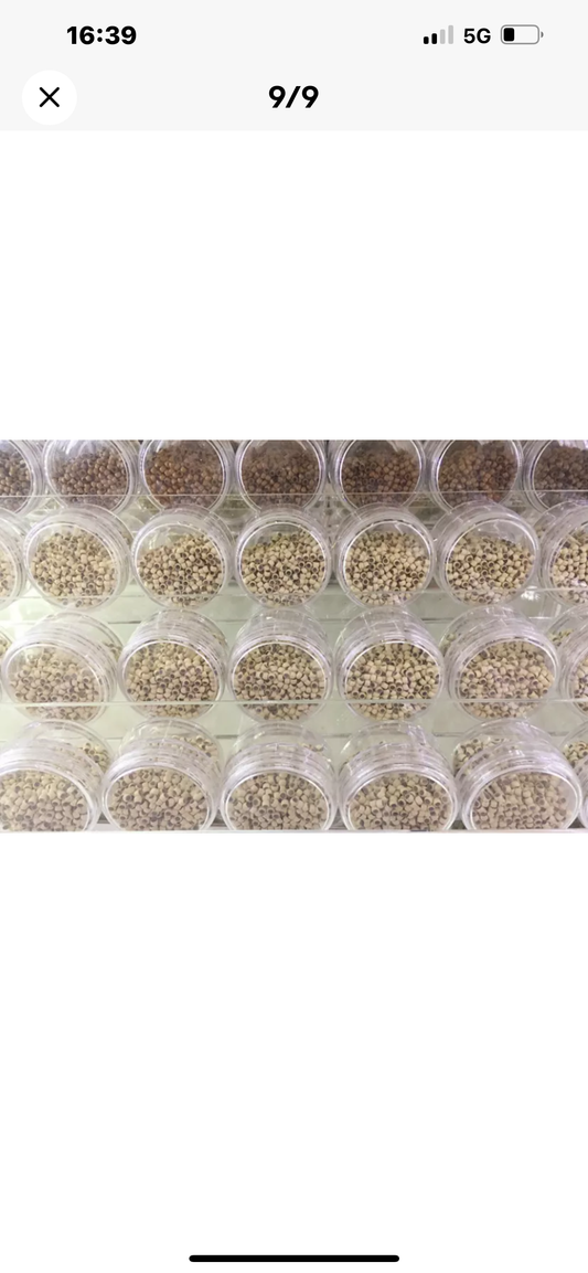 Best Quality100/200/300/400/500/600/700 Silicone Lined Nano Rings Hair Exensions