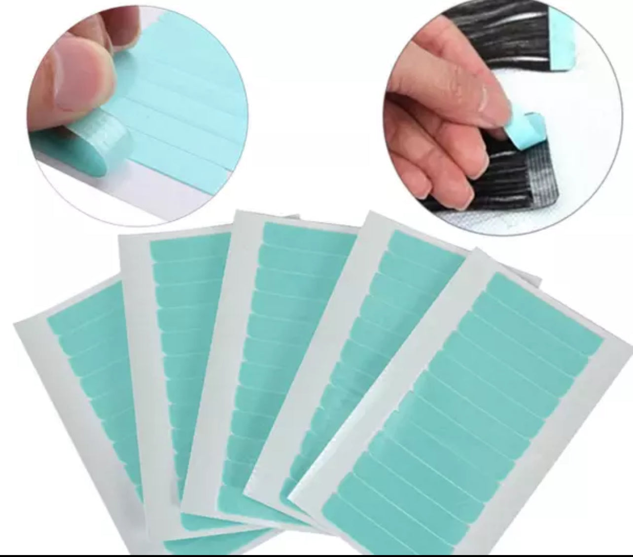 Best Quality 60pcs Pre-Cut Double Side Super Tape for Hair Extensions Skin Weft