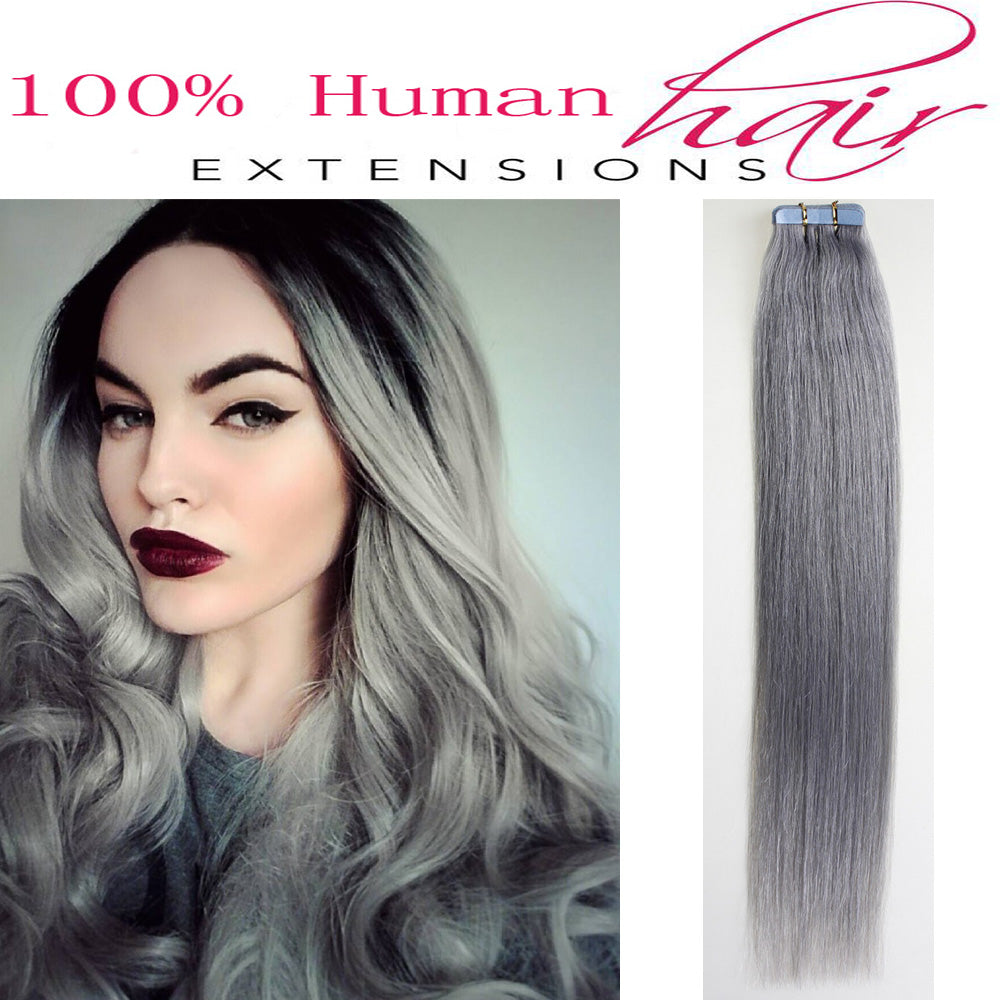 8A* Best Quality 18inch Invisible Tape-In Russian Remy Human Hair Extensions 1st Class UK Seller