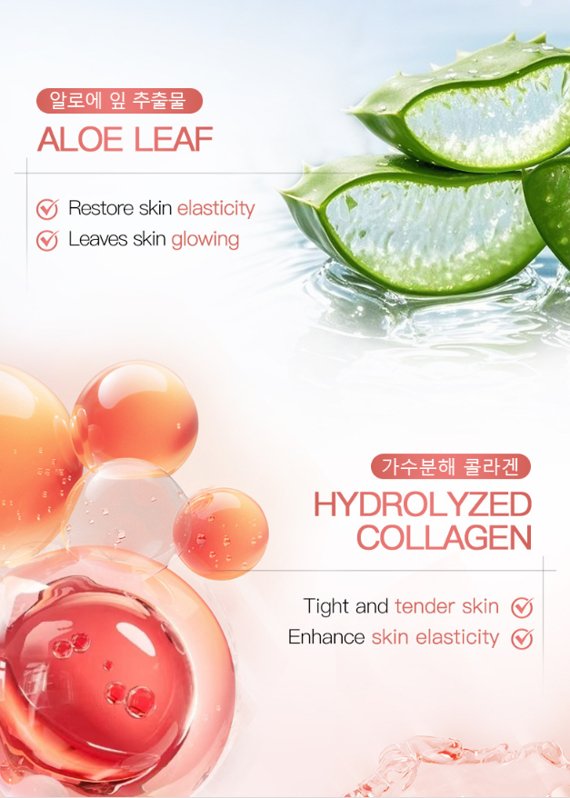 8pcs Fruit Extract Mask Skincare Hyaluronic Acid Niacinamide Collagen UK Seller