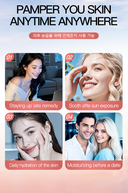 8pcs Fruit Extract Mask Skincare Hyaluronic Acid Niacinamide Collagen UK Seller