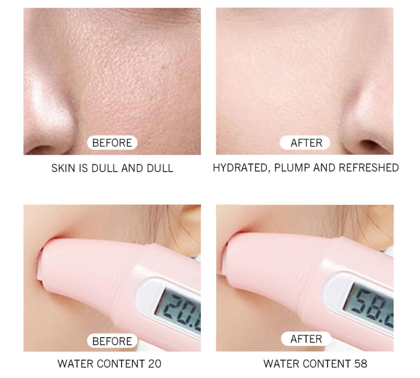 8pcs Fruit Extract Mask Skincare Hyaluronic Acid Niacinamide Collagen UK Seller