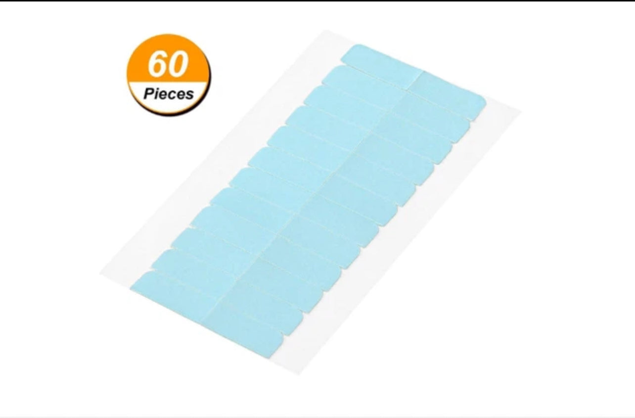 Best Quality 60pcs Pre-Cut Double Side Super Tape for Hair Extensions Skin Weft