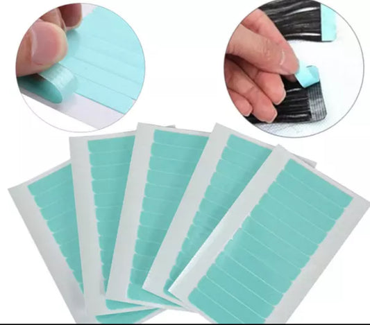 Best Quality 60pcs Pre-Cut Double Side Super Tape for Hair Extensions Skin Weft